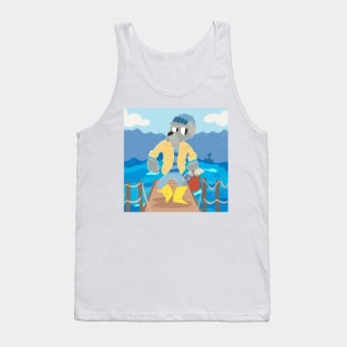 fisherman schnauzer Tank Top